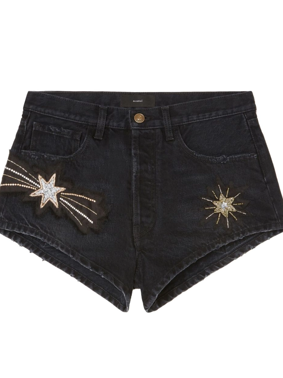 Affordable Women Wandering Star Alanui shorts The denim 0711